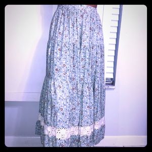 Vintage Floral hippie Skirt/Dress